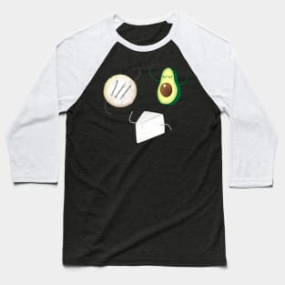 Venezuelan Arepas with Avocado and Cheese Baseball T-Shirt